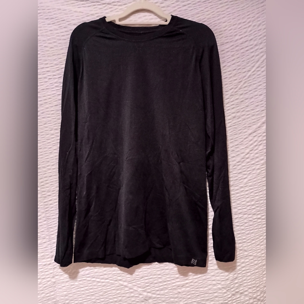 💸2/$20💸 ZYIA Classic Unisex Black Long Sleeve Tee L